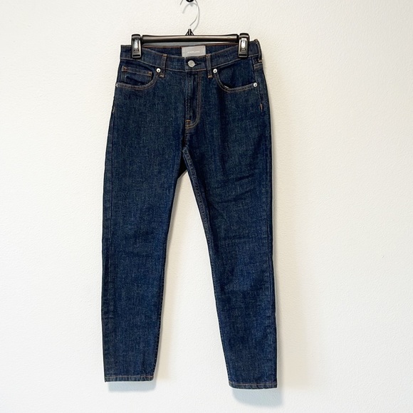 Everlane Skinny Jeans Dark Wash - Picture 3 of 11